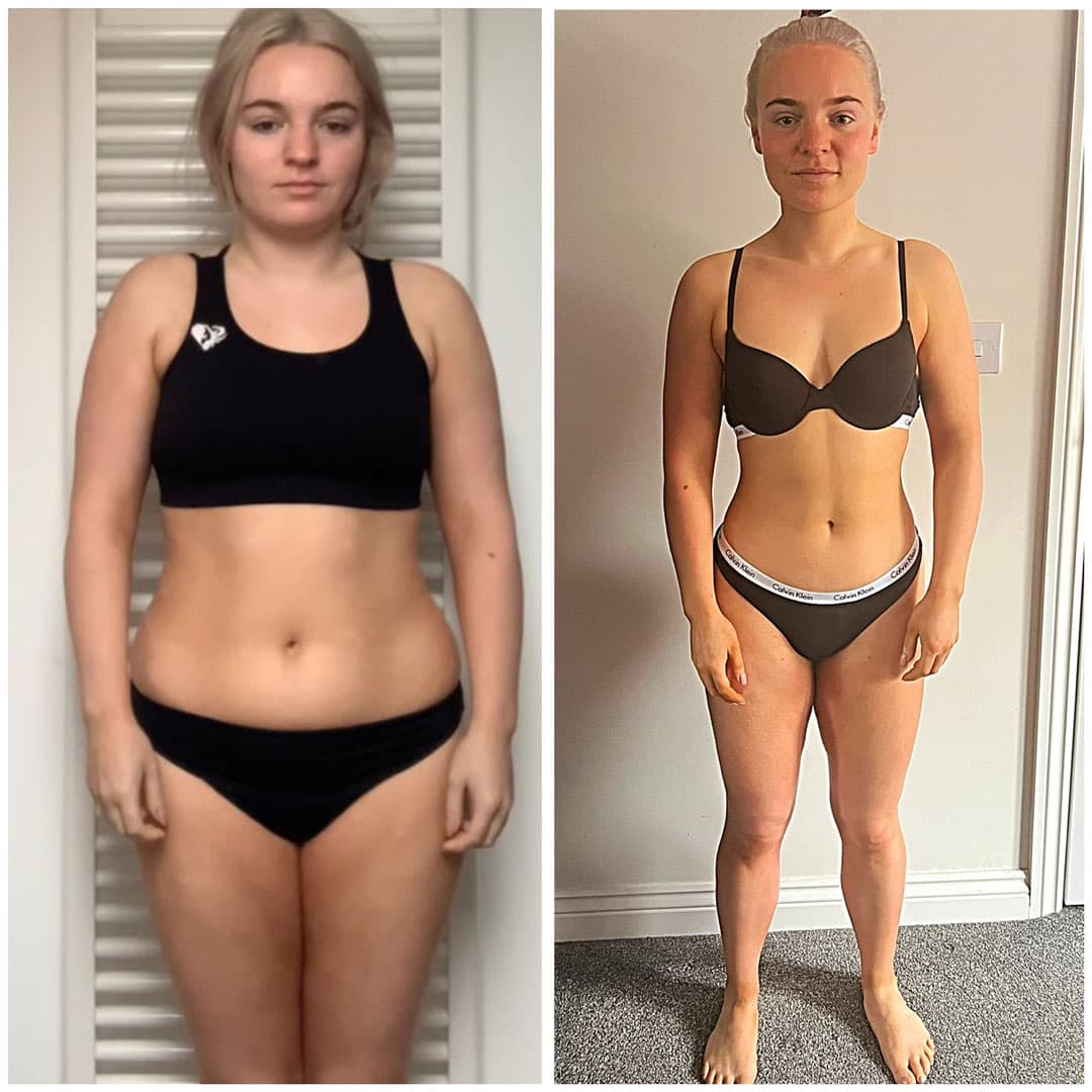 Brooke Whitworth before and after transformation